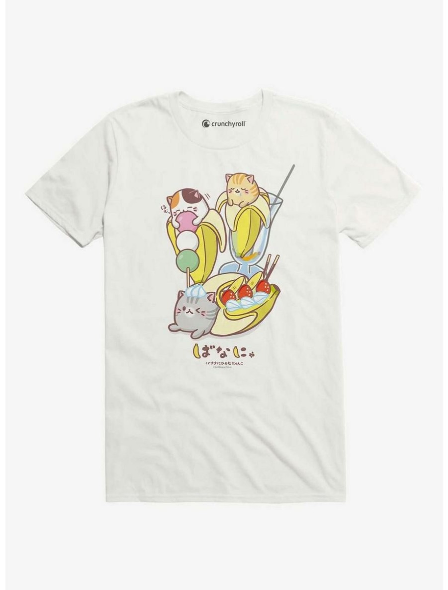 Anime * | Anime Bananya Characters T-Shirt