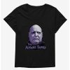 Horror * | Horror The Addams Family Uncle Fester Womens T-Shirt Plus Size