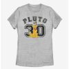 Cartoons * | Cartoons Disney Pluto Collegiate Womens T-Shirt