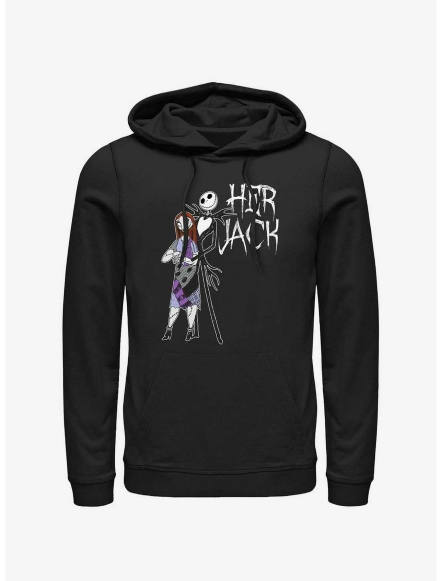 Horror * | Horror Disney The Nightmare Before Christmas Her Jack Hoodie