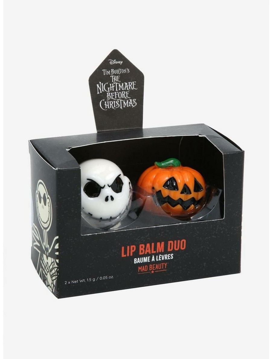 Horror * | Horror Disney The Nightmare Before Christmas Jack Skellington & Pumpkin Lip Balm Set