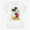 Cartoons * | Cartoons Disney Mickey Mouse Through The Years Womens T-Shirt