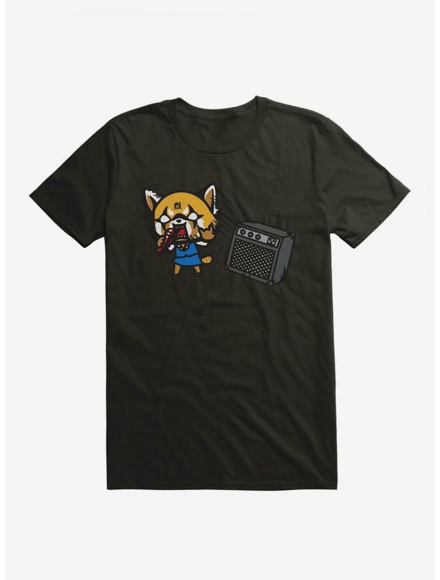 Anime * | Anime Aggretsuko Metal Screamo T-Shirt