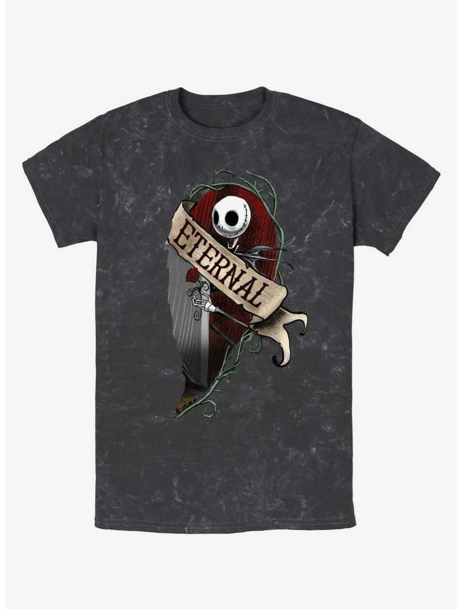 Horror * | Horror Disney The Nightmare Before Christmas Jack Eternally Mineral Wash T-Shirt