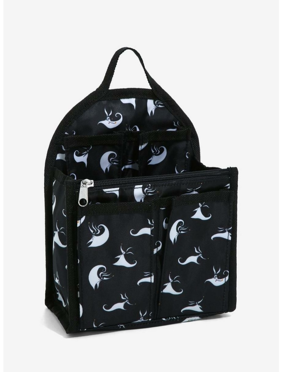 Horror * | Horror Disney The Nightmare Before Christmas Zero Allover Print Backpack Organizer Boxlunch Exclusive