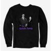 Horror * | Horror The Addams Family Gomez And Morticia Addams Sweatshirt