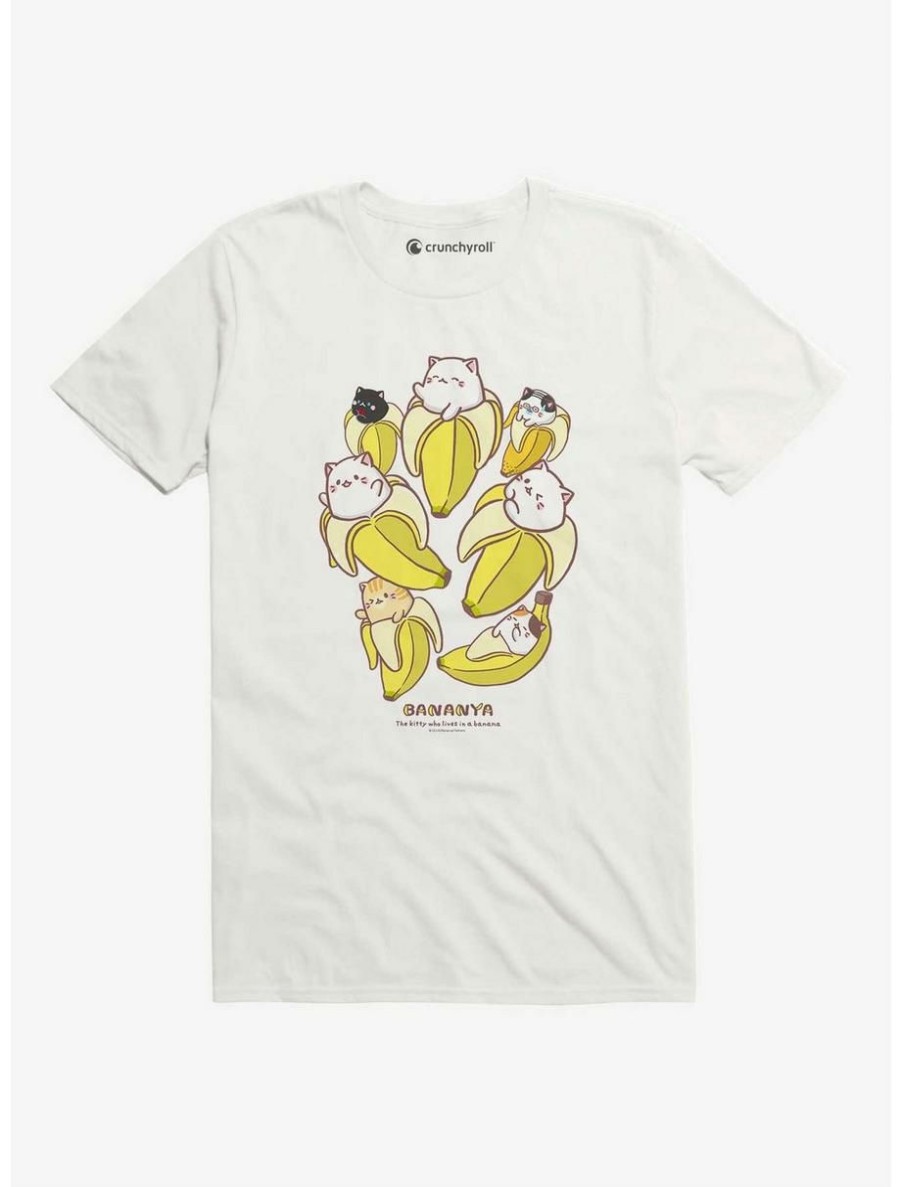 Anime * | Anime Bananya Group T-Shirt