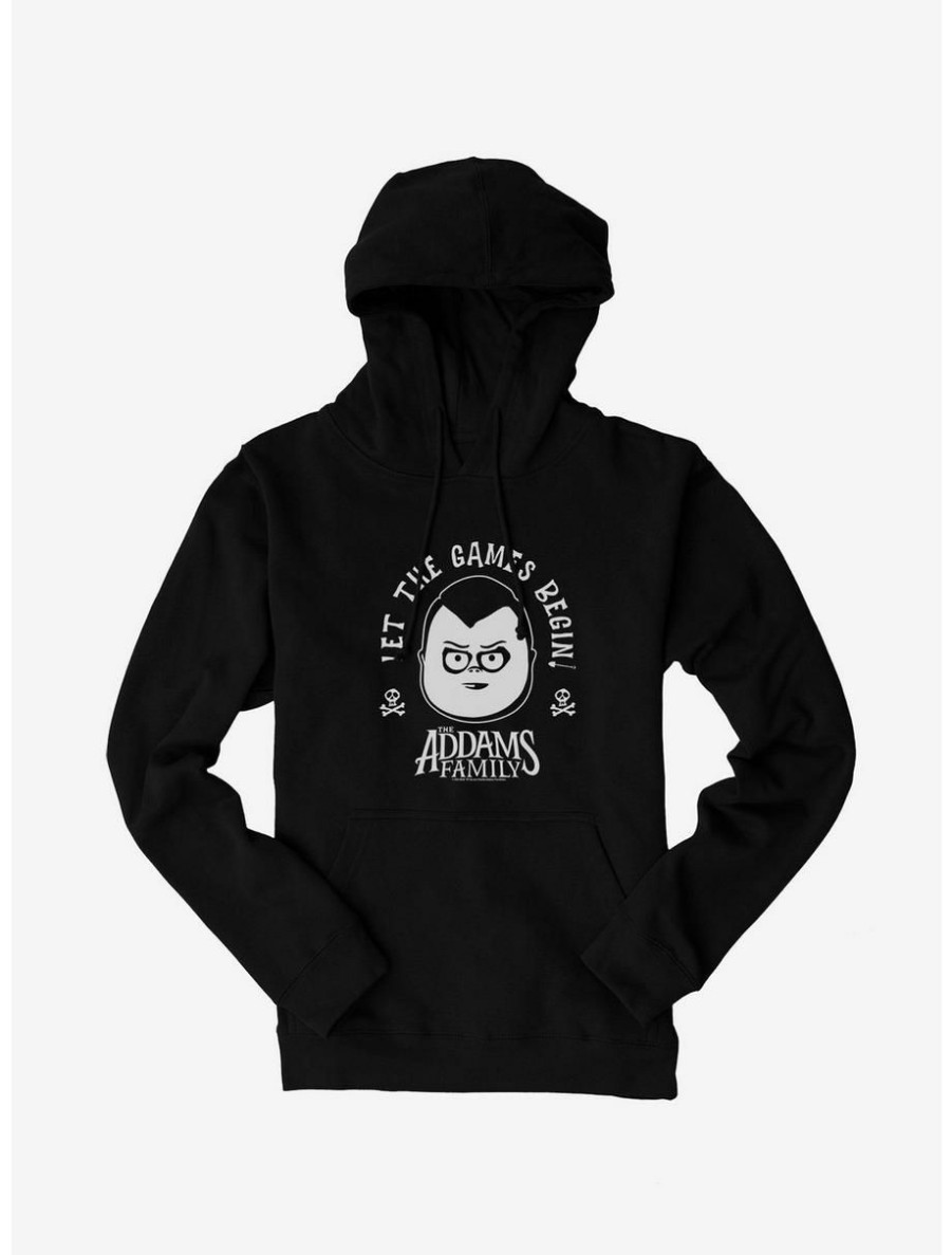 Horror * | Horror Addams Family Movie Let The Games Begin Hoodie