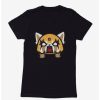 Anime * | Anime Aggretsuko Metal Rock & Roll Womens T-Shirt