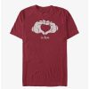 Cartoons * | Cartoons Disney Mickey Mouse Glove Heart T-Shirt