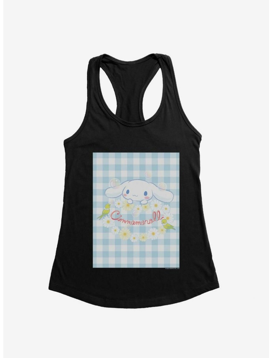 Anime * | Anime Cinnamoroll Daisies And Picnic Womens Tank Top