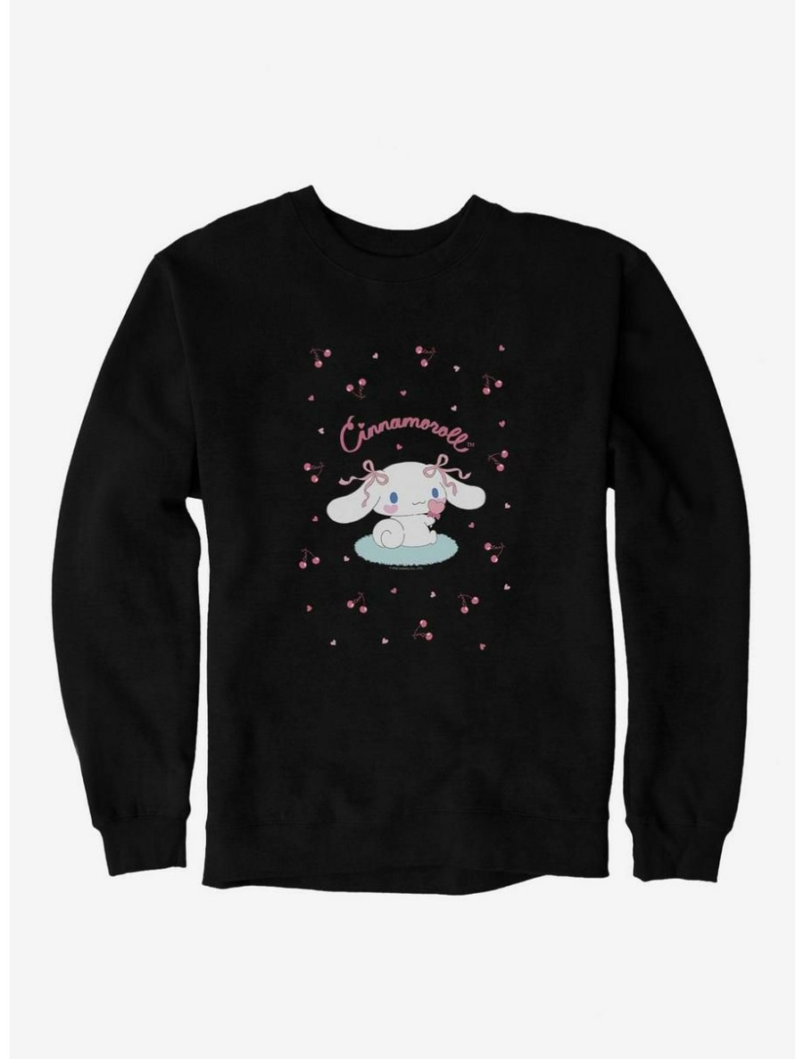 Horror * | Horror Cinnamoroll Cherry Love Sweatshirt