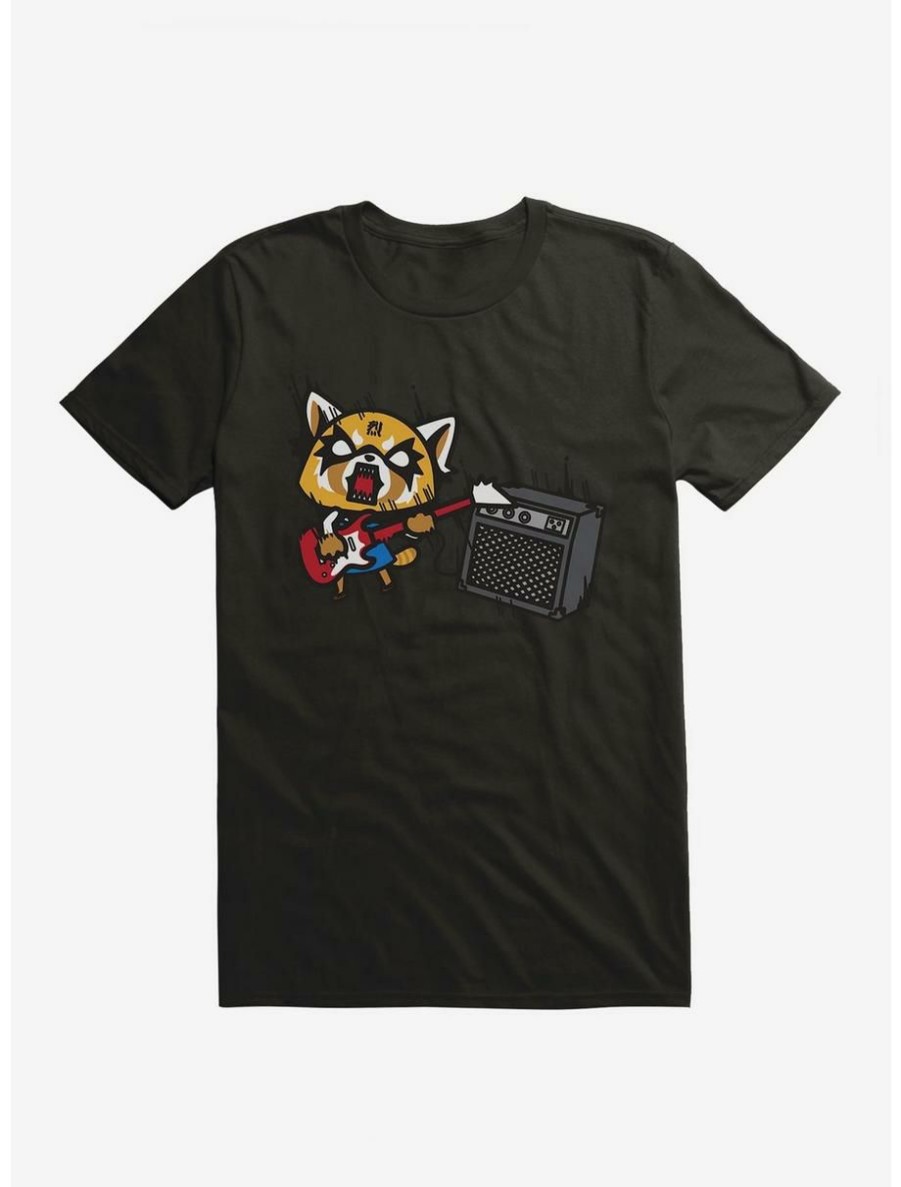 Anime * | Anime Aggretsuko Metal Shredding T-Shirt