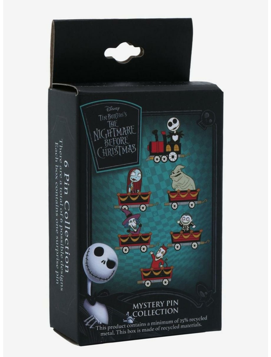 Horror * | Horror Disney The Nightmare Before Christmas Characters Blind Box Enamel Pin Boxlunch Exclusive