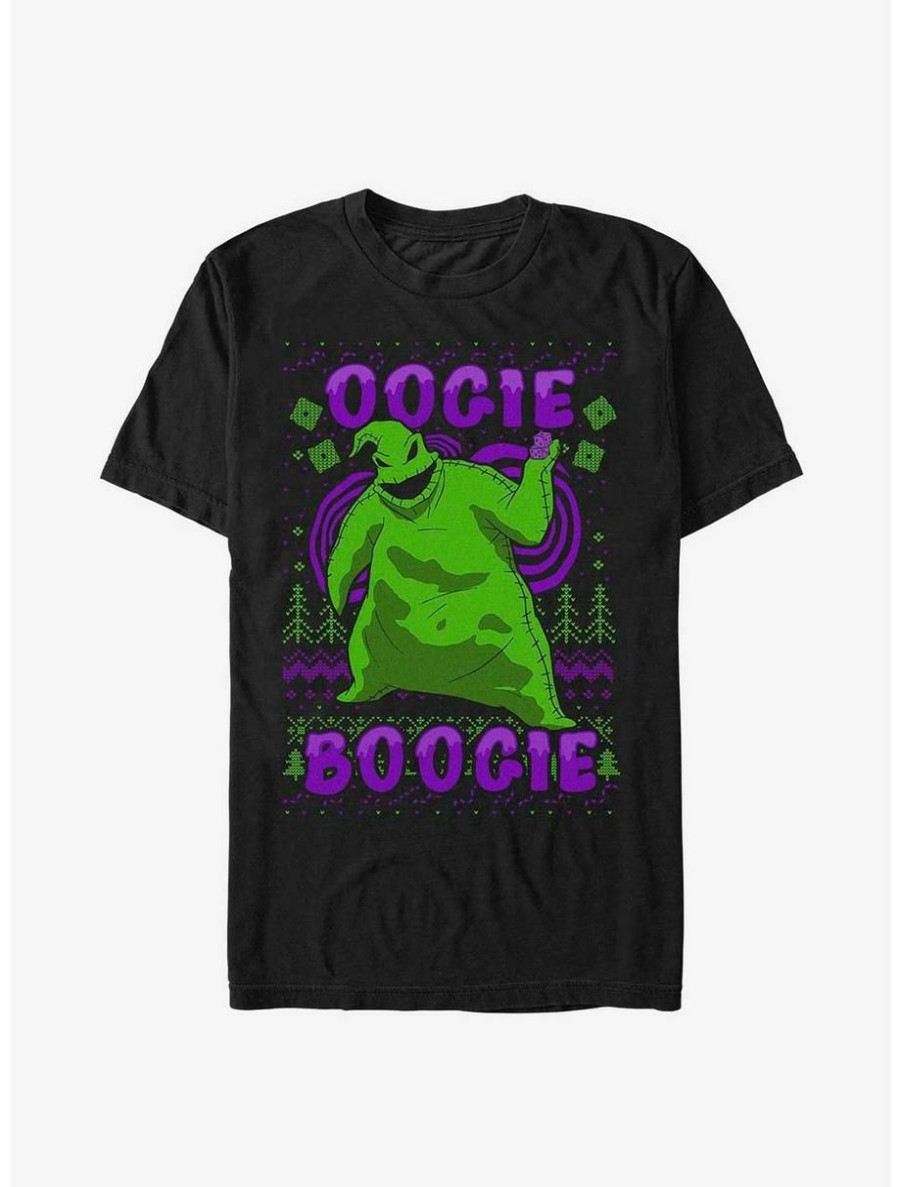 Horror * | Horror The Nightmare Before Christmas Oogie Boogie Ugly Sweater T-Shirt