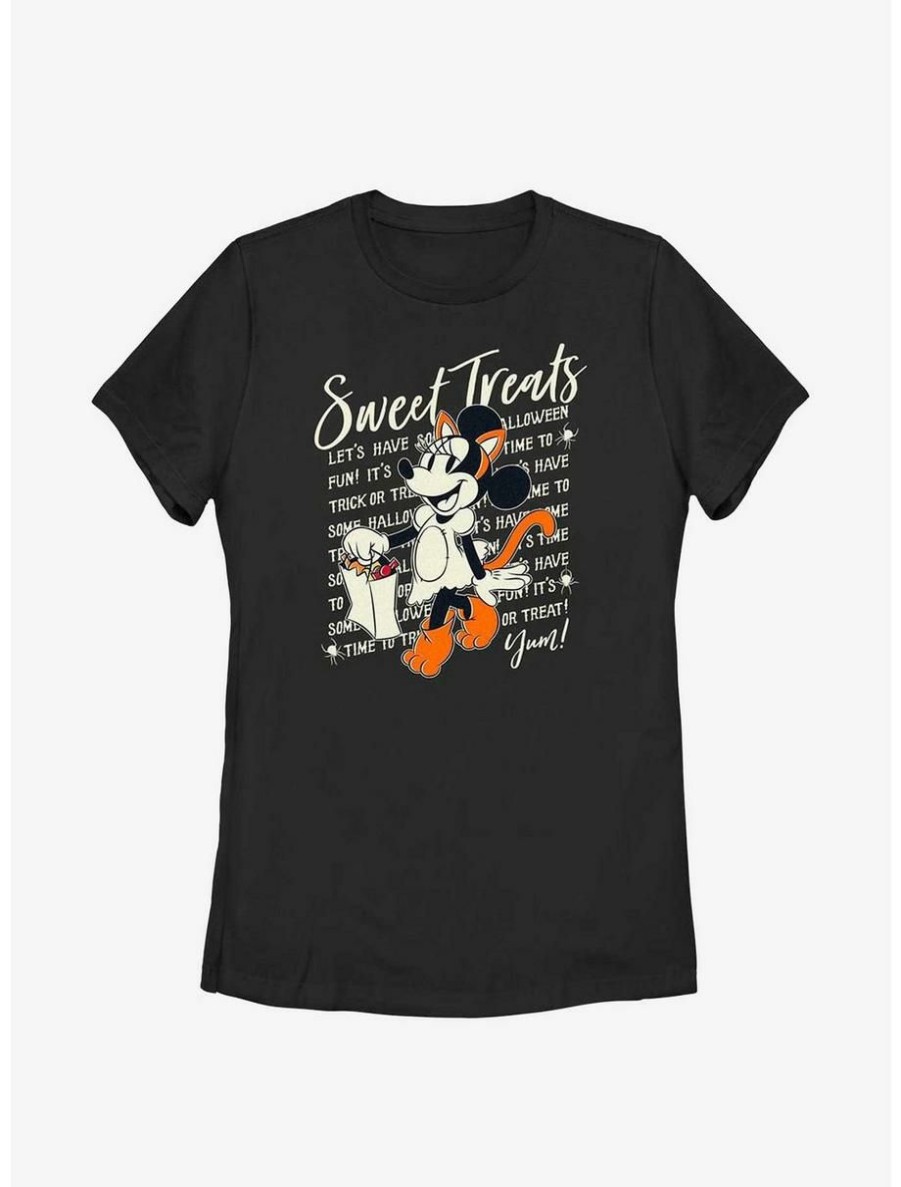 Cartoons * | Cartoons Disney Minnie Mouse Sweet Treats Womens T-Shirt