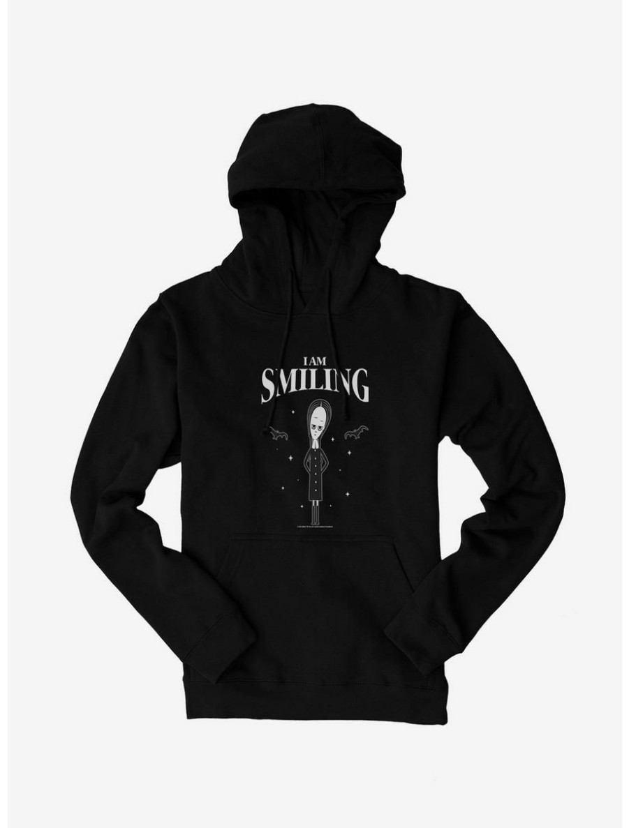 Horror * | Horror Addams Family Movie I Am Smiling Hoodie