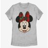 Cartoons * | Cartoons Disney Minnie Mouse Big Minnie Holiday Womens T-Shirt