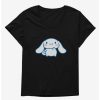 Anime * | Anime Cinnamoroll Wondering Womens T-Shirt Plus Size