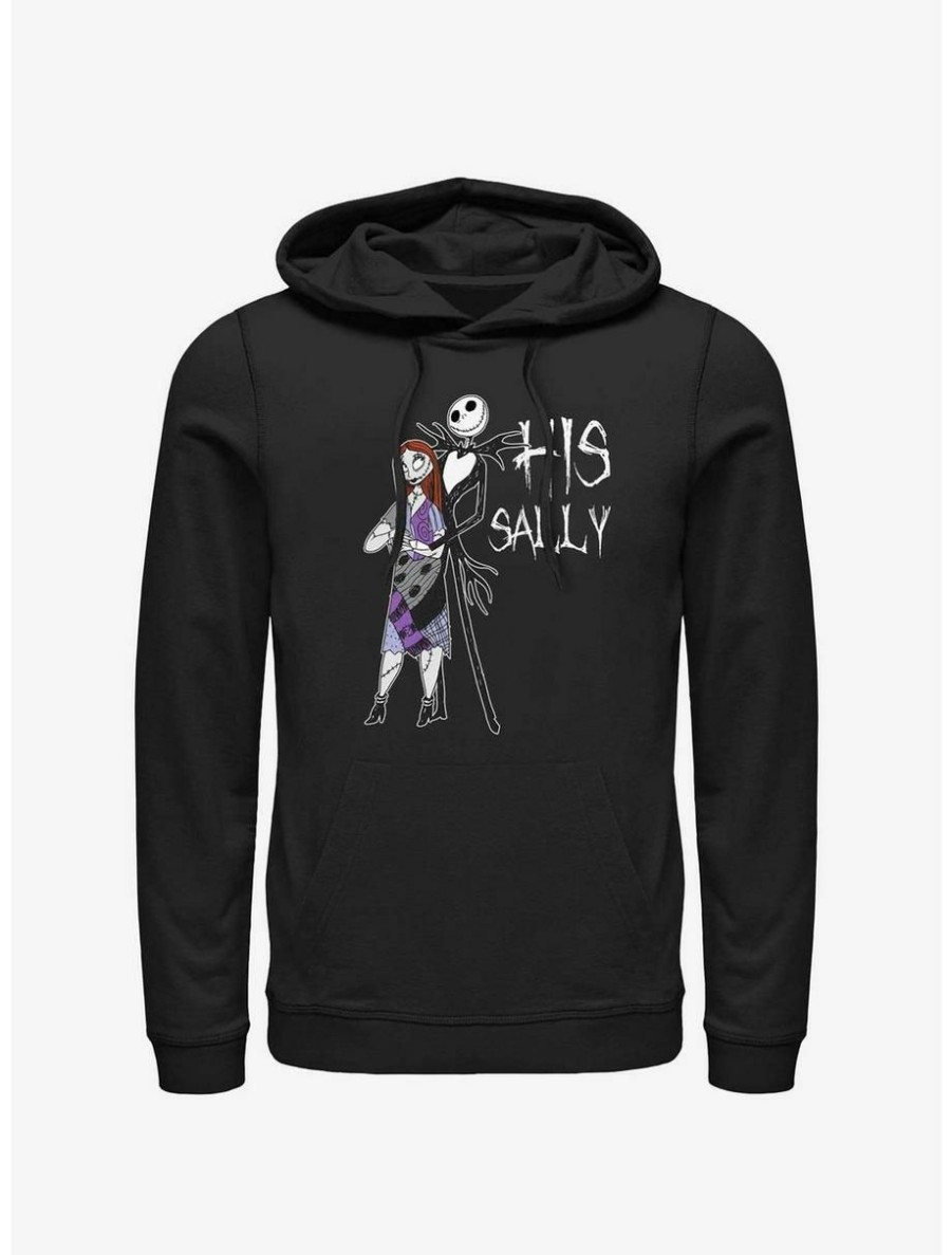 Horror * | Horror Disney The Nightmare Before Christmas His Sally Hoodie