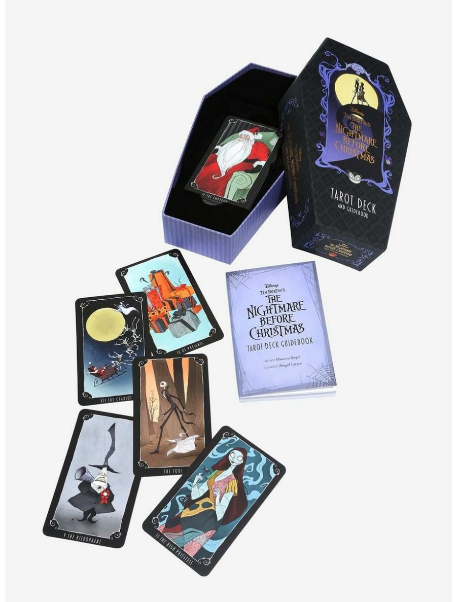 Horror * | Horror Disney The Nightmare Before Christmas Tarot Card Deck With Guidebook Boxlunch Exclusive