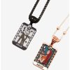 Horror * | Horror Disney The Nightmare Before Christmas Jack Skellington & Sally Tarot Cards Bestie Necklace Set Boxlunch Exclusive