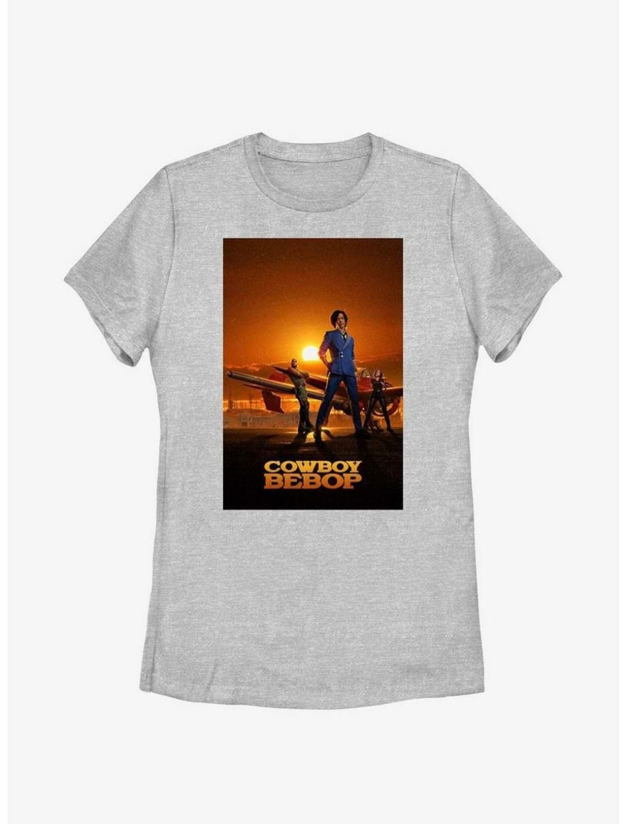 Anime * | Anime Cowboy Bebop Sunset Poster Womens T-Shirt