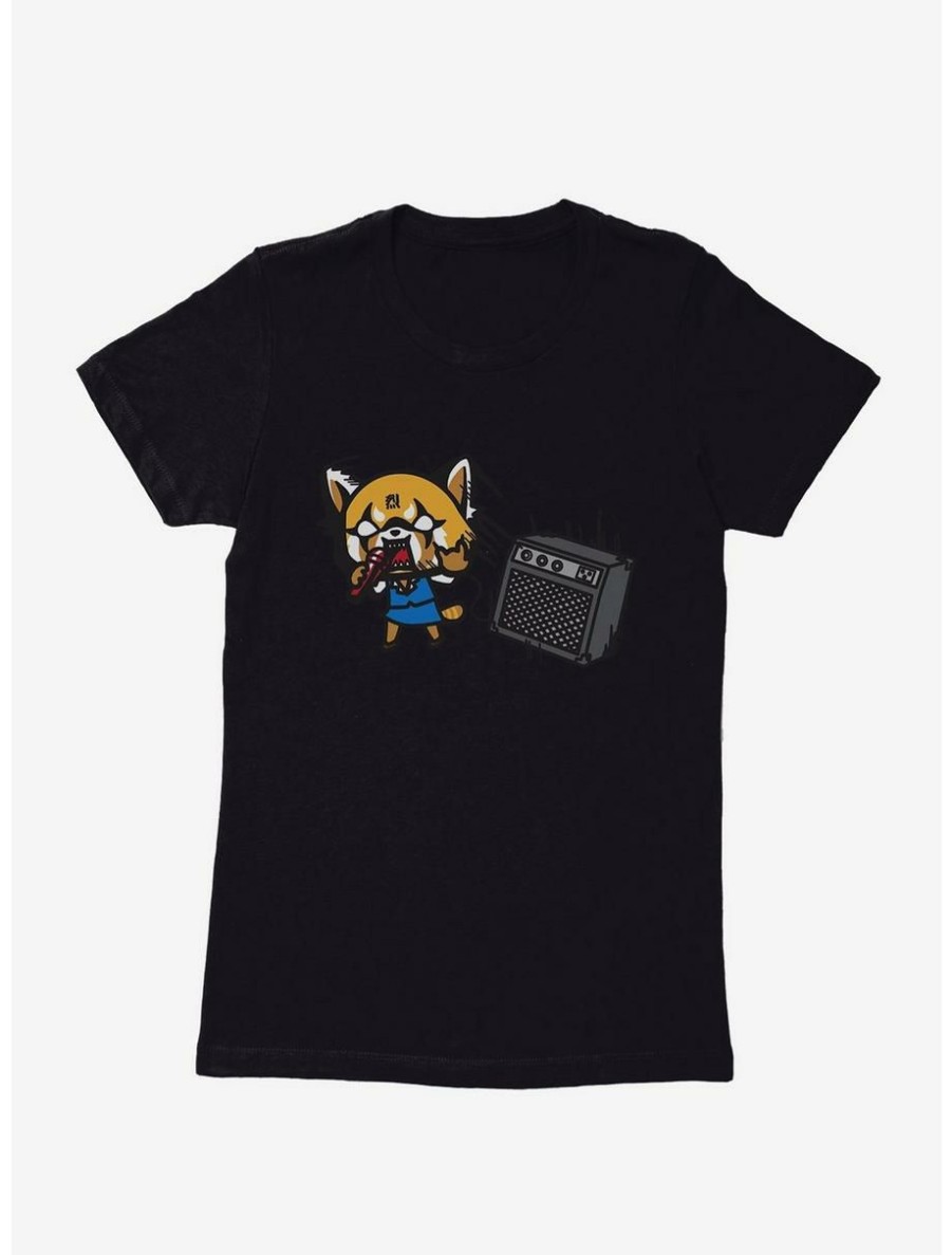 Anime * | Anime Aggretsuko Metal Screamo Womens T-Shirt