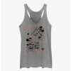 Cartoons * | Cartoons Disney Mickey Mouse & Minnie Mouse Feelin Spooky Womens Tank Top