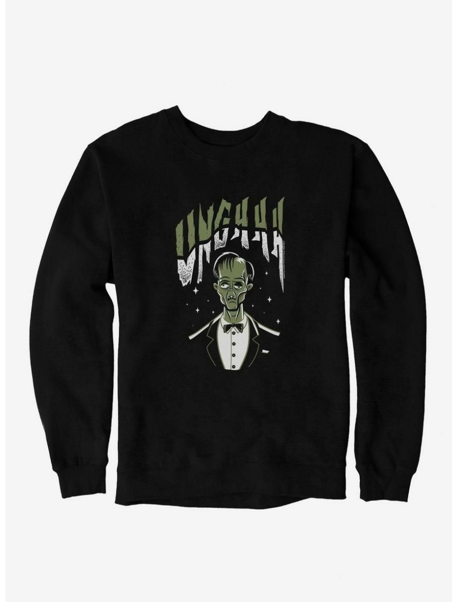 Horror * | Horror Addams Family Movie Caricature Lurch Unghhh Sweatshirt