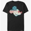 Cartoons * | Cartoons Disney Mickey Mouse Americana Flag Fill T-Shirt