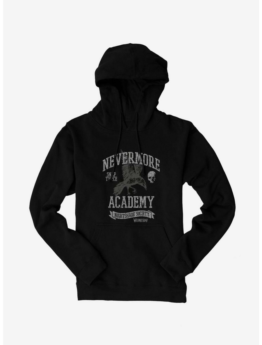 Horror * | Horror Wednesday Nightshade Society Hoodie