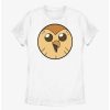 Cartoons * | Cartoons Disney The Owl House Hooty Face Solid Womens T-Shirt