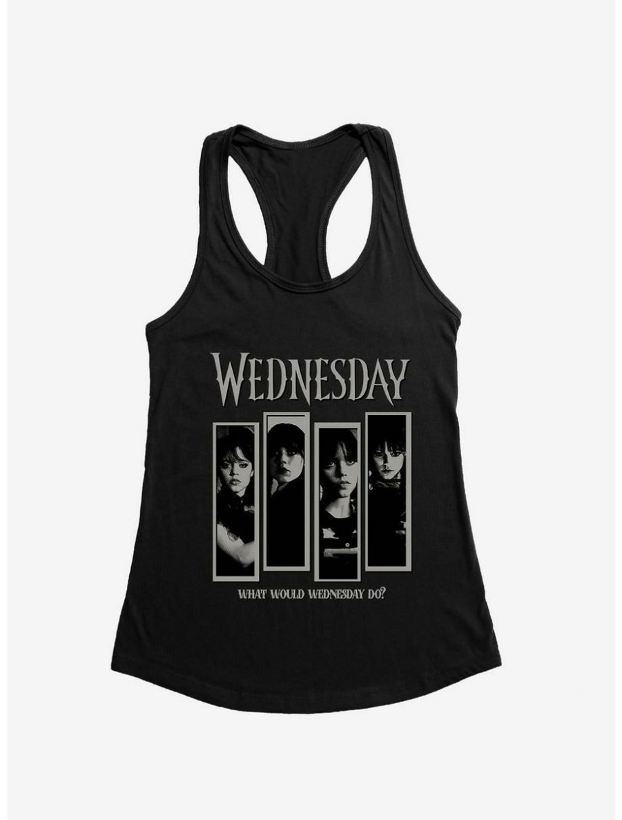 Horror * | Horror Wednesday What Would Wednesday Do? Panels Womens Tank Top