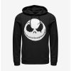 Horror * | Horror Disney The Nightmare Before Christmas Big Face Jack Hoodie