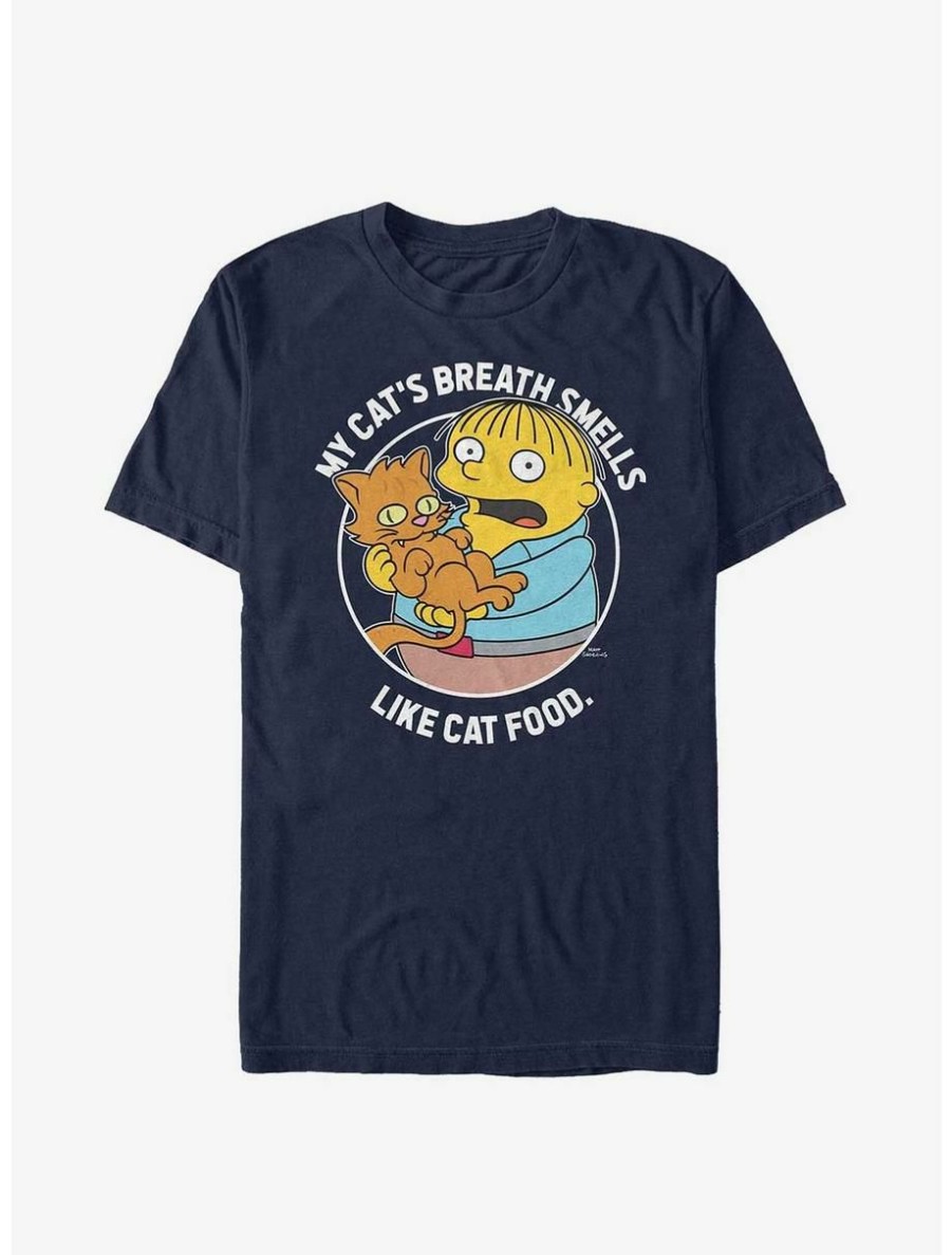 Cartoons * | Cartoons The Simpsons Ralphs Cat T-Shirt