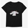 Anime * | Anime Cinnamoroll Heart Lollipop Womens T-Shirt Plus Size