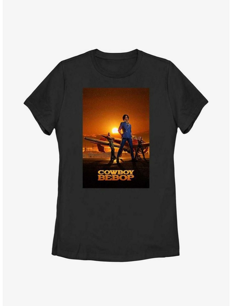 Anime * | Anime Cowboy Bebop Sunset Poster Womens T-Shirt