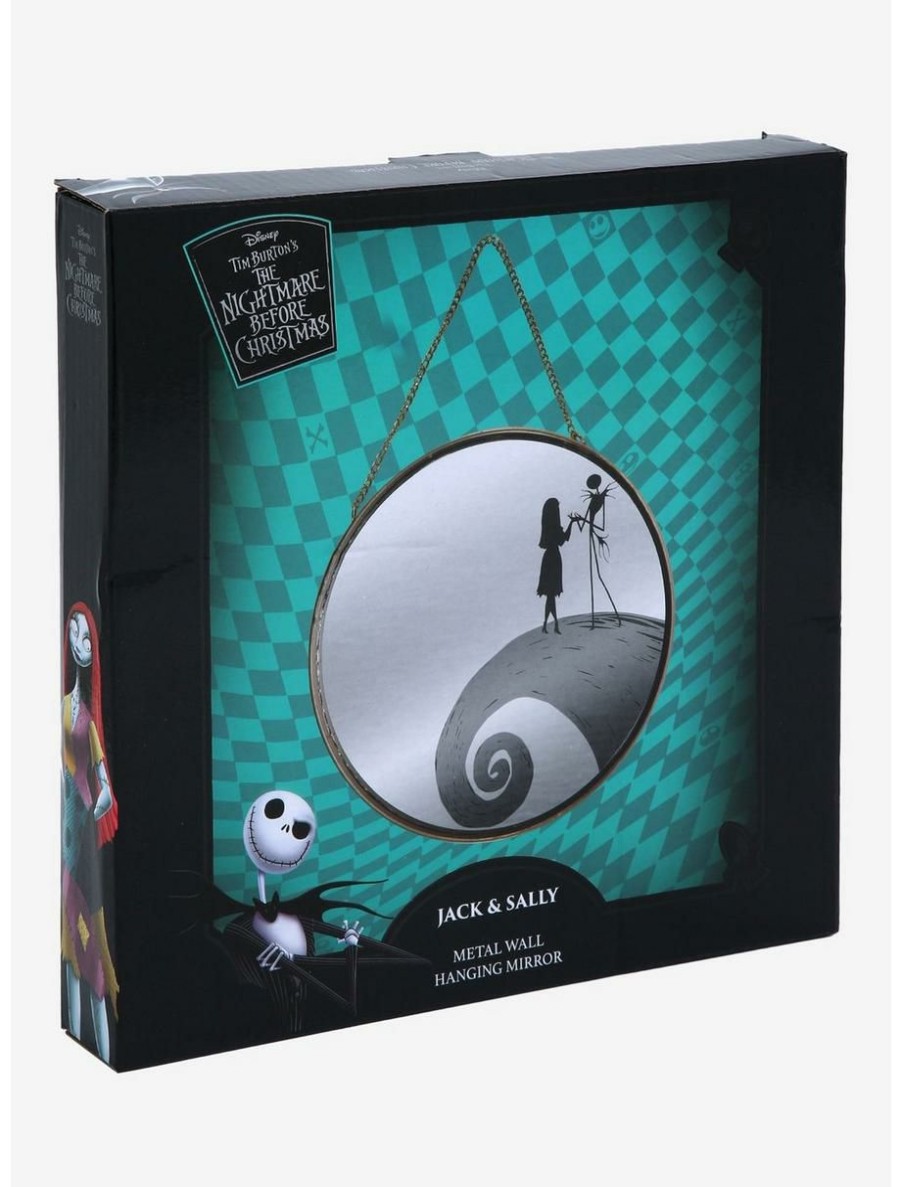 Horror * | Horror Disney The Nightmare Before Christmas Spiral Hill Hanging Mirror