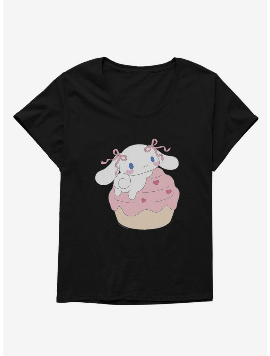 Anime * | Anime Cinnamoroll Heart Cupcake Womens T-Shirt Plus Size