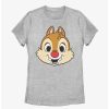 Cartoons * | Cartoons Disney Dale Big Face Womens T-Shirt