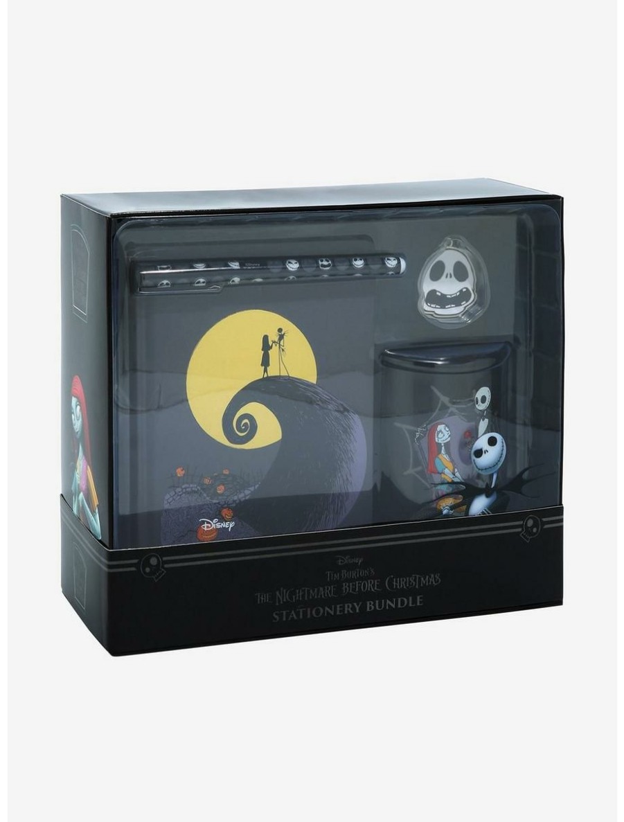 Horror * | Horror Disney The Nightmare Before Christmas Jack & Sally Stationary & Mug Set