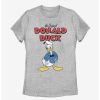 Cartoons * | Cartoons Disney Donald Duck Mad Donald Womens T-Shirt