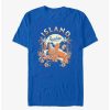 Cartoons * | Cartoons The Simpsons Island Paradise Family T-Shirt