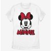 Cartoons * | Cartoons Disney Minnie Mouse Chenille Patch Womens T-Shirt