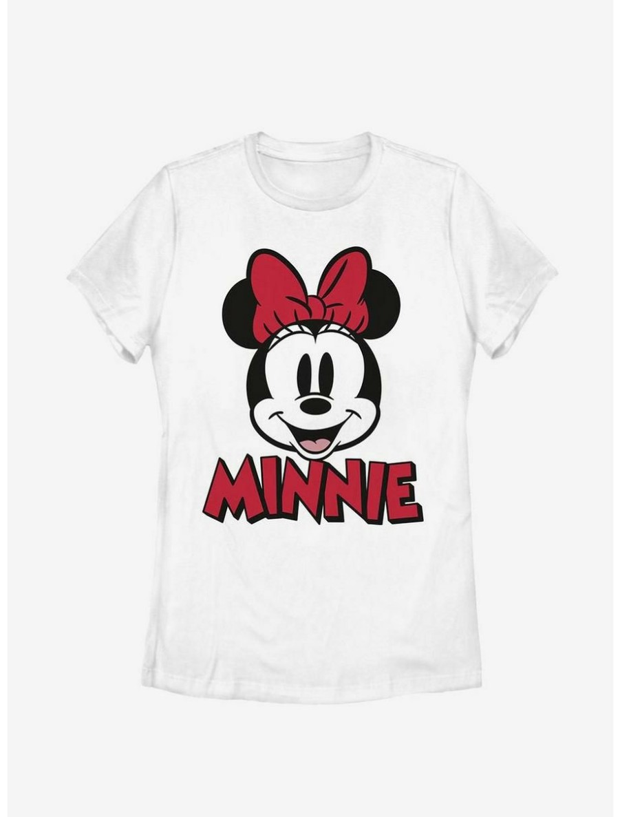 Cartoons * | Cartoons Disney Minnie Mouse Chenille Patch Womens T-Shirt