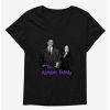 Horror * | Horror The Addams Family Gomez And Morticia Addams Womens T-Shirt Plus Size