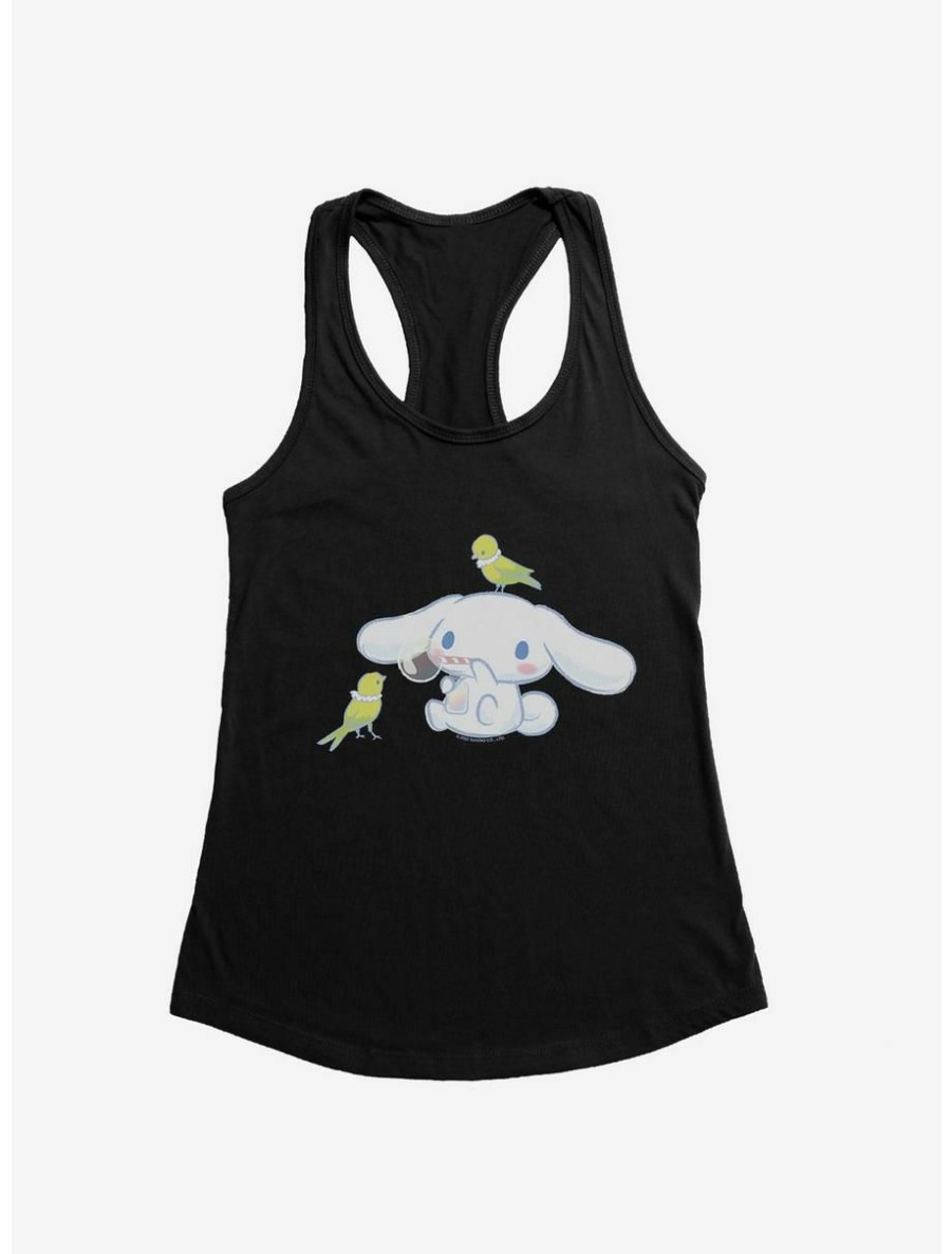 Anime * | Anime Cinnamoroll Bubbles And Birds Womens Tank Top