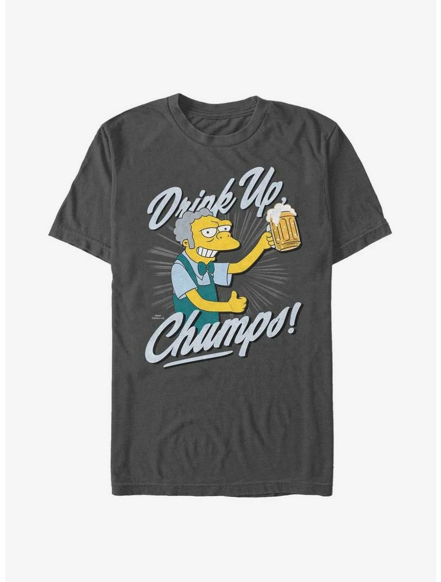 Cartoons * | Cartoons The Simpsons Drink Up Moe T-Shirt