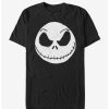 Horror * | Horror Disney The Nightmare Before Christmas Big Face Jack T-Shirt